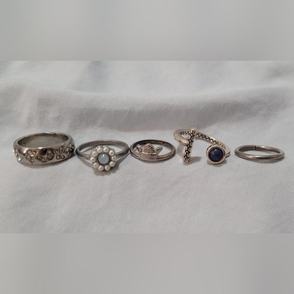 Mini Silver Ring Set - Picture 1 of 1
